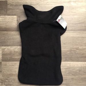 Dog Cozy Coat Black and Gray, Reversible L /XL, Final Sale!!!